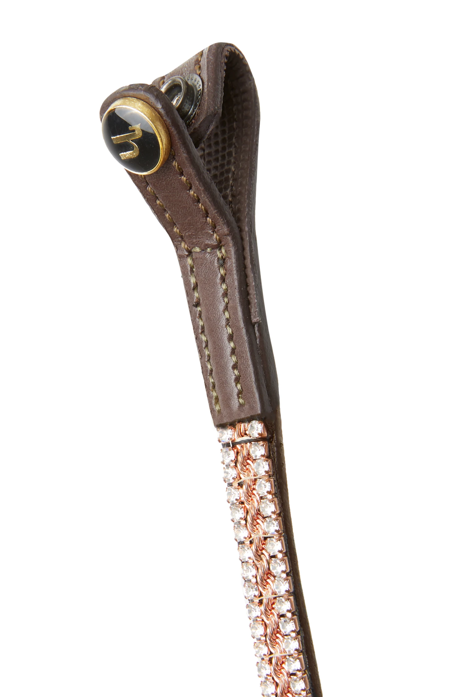 Horze Nancy Stirnriemen Mit Kristallen Und Flechtdetail – Bild 9