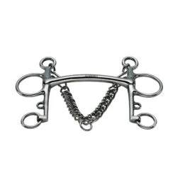 Sprenger Pelham, Stangengebiss, Gebogen, Edelstahl