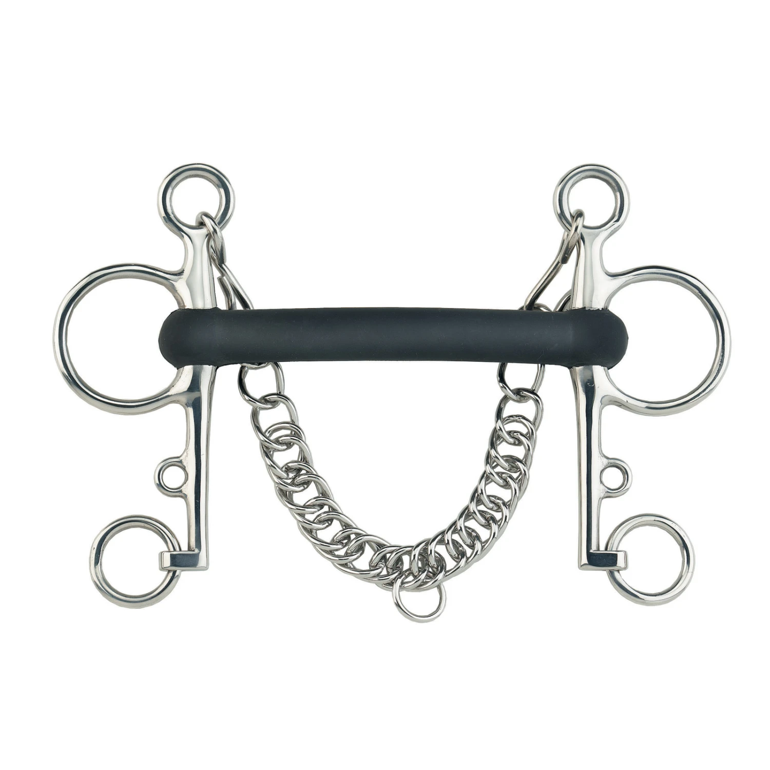 Pelham Stangengebiss Hartgummi Starr 18mm