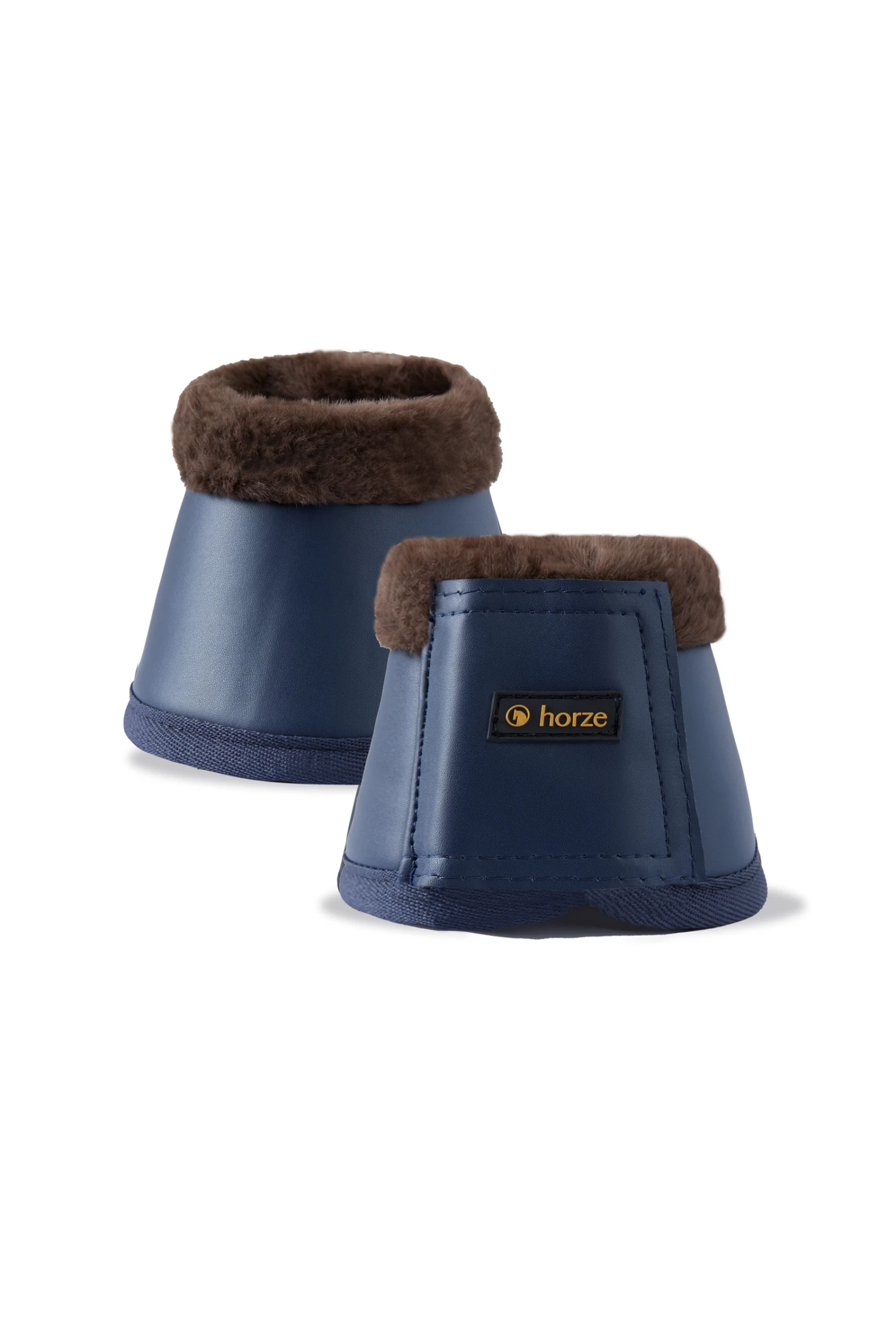 Horze Houston Hufglocken Mit Kunstfelleinfassung – Bild 3