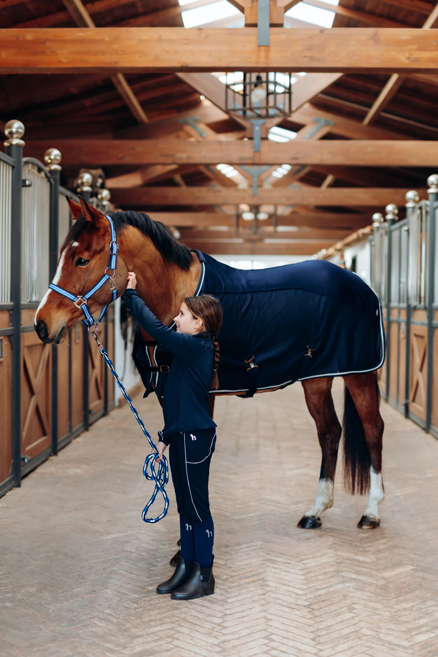 Horze Ella Pony Halfter & Führstrick Set – Bild 6