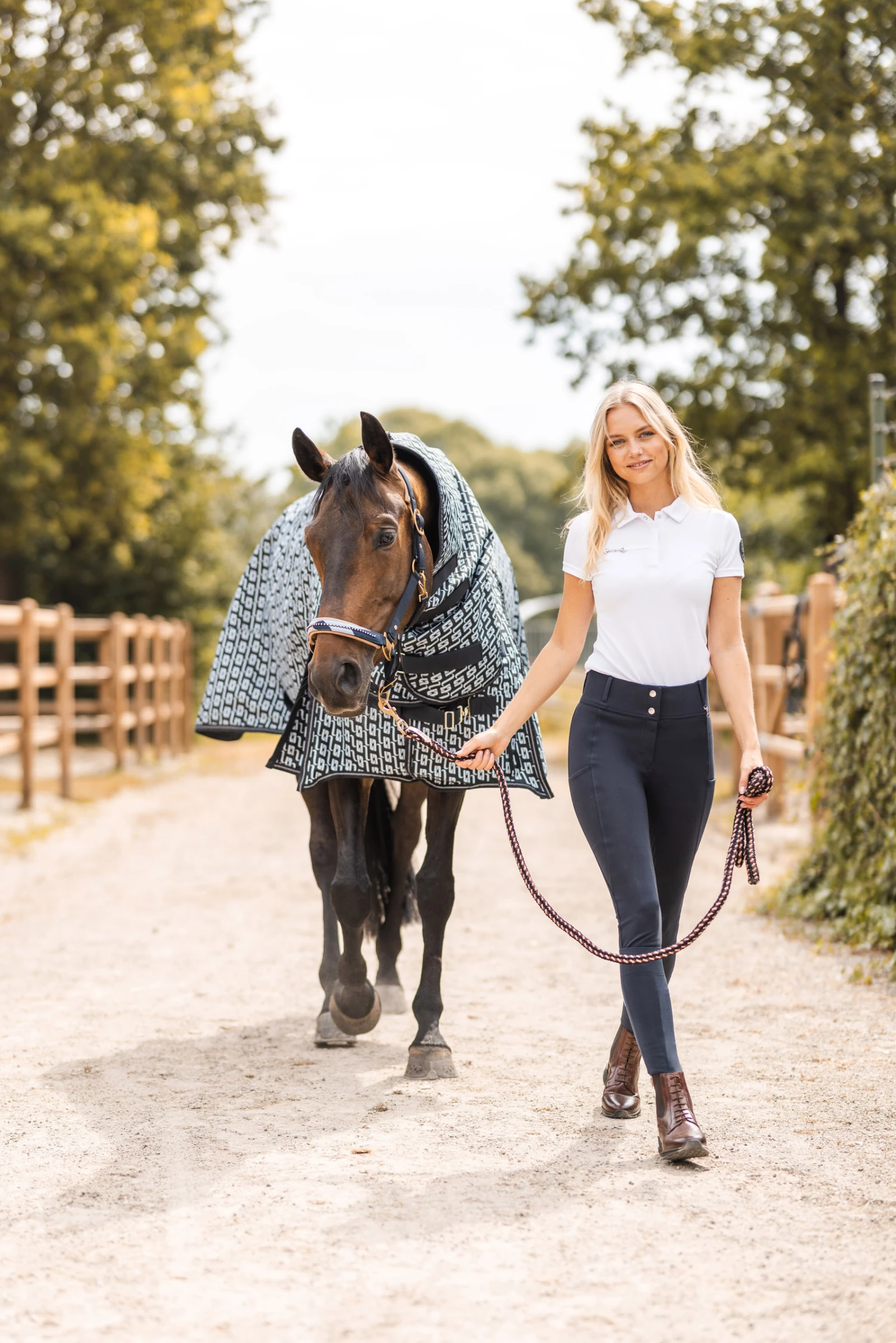 Horze Avalanche Weidedecke Mit Festem Halsteil, 150g – Bild 14