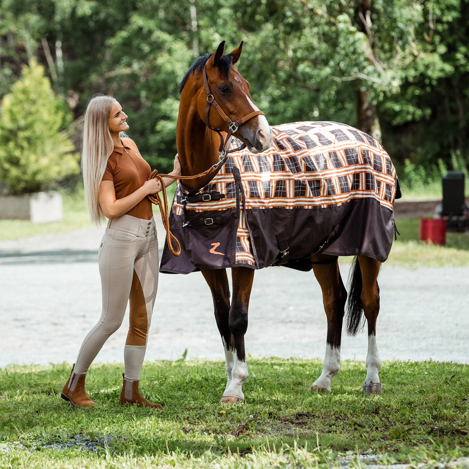 Horze Nevada Regendecke – Bild 4