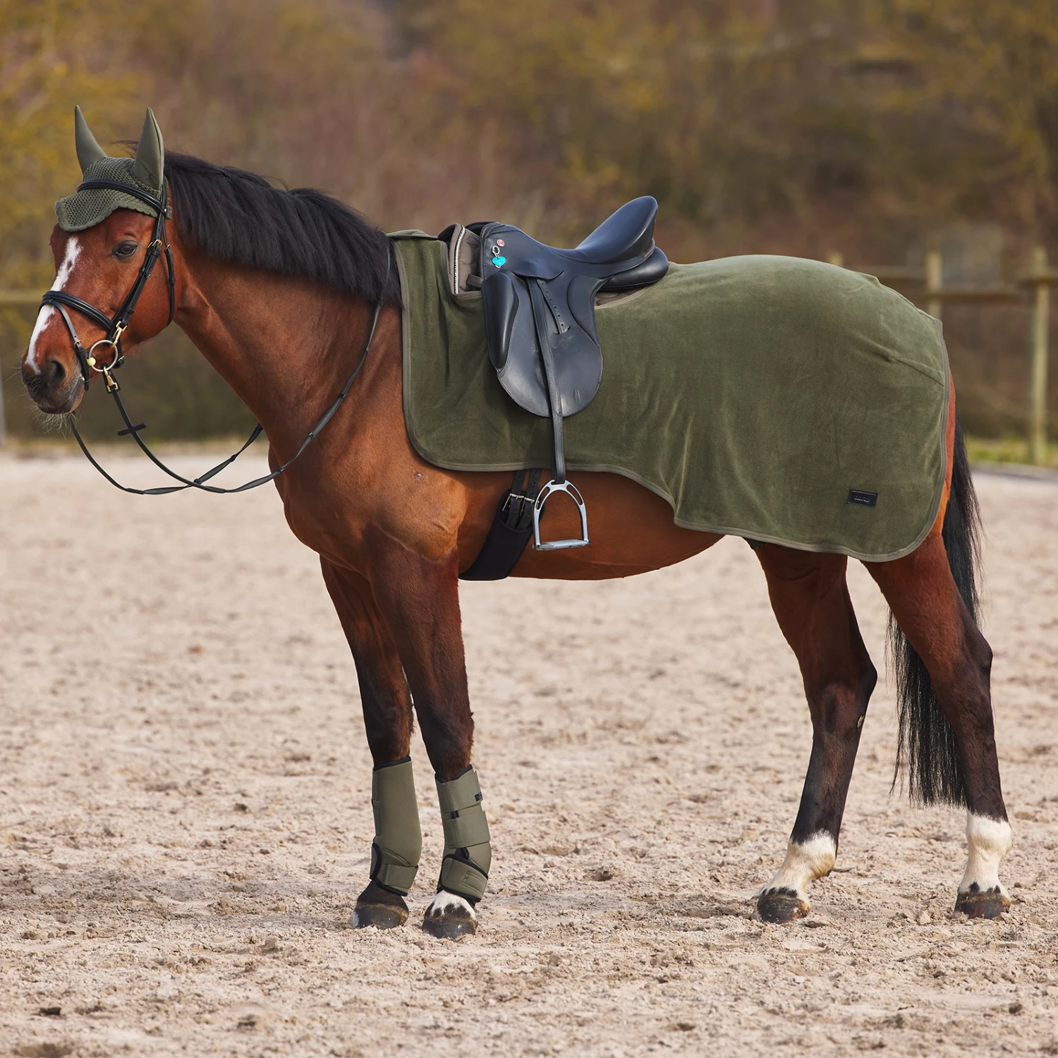 Horze Marquess Fleece-Ausreitdecke – Bild 5