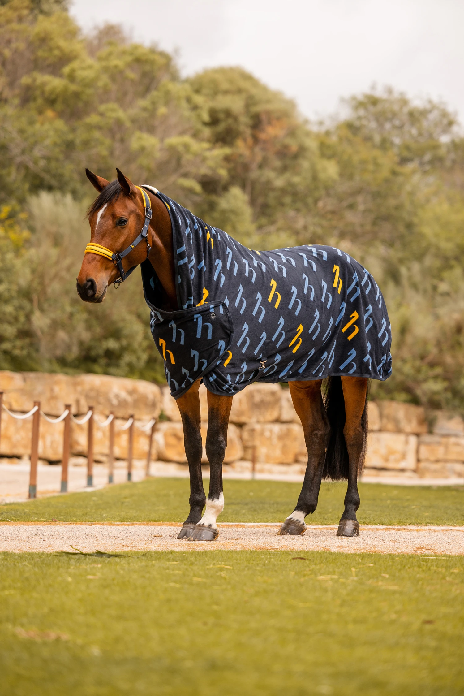 Horze Wicklow Abschwitzdecke Mit Logo Print – Bild 6