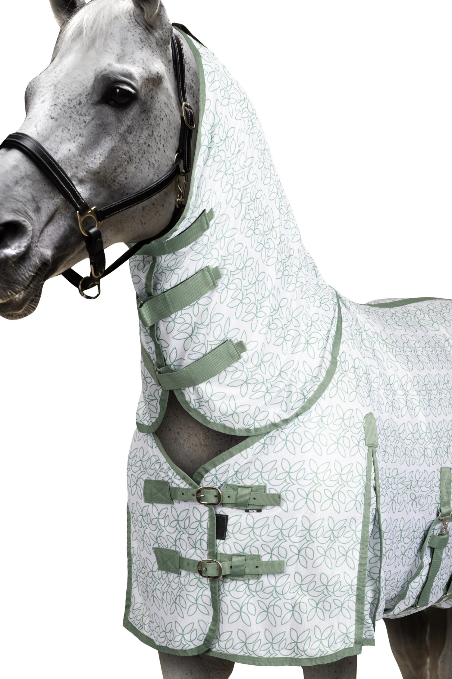 Horze Defender Fliegendecke Mit Festem Halsteil Und Bauchlatz – Bild 2