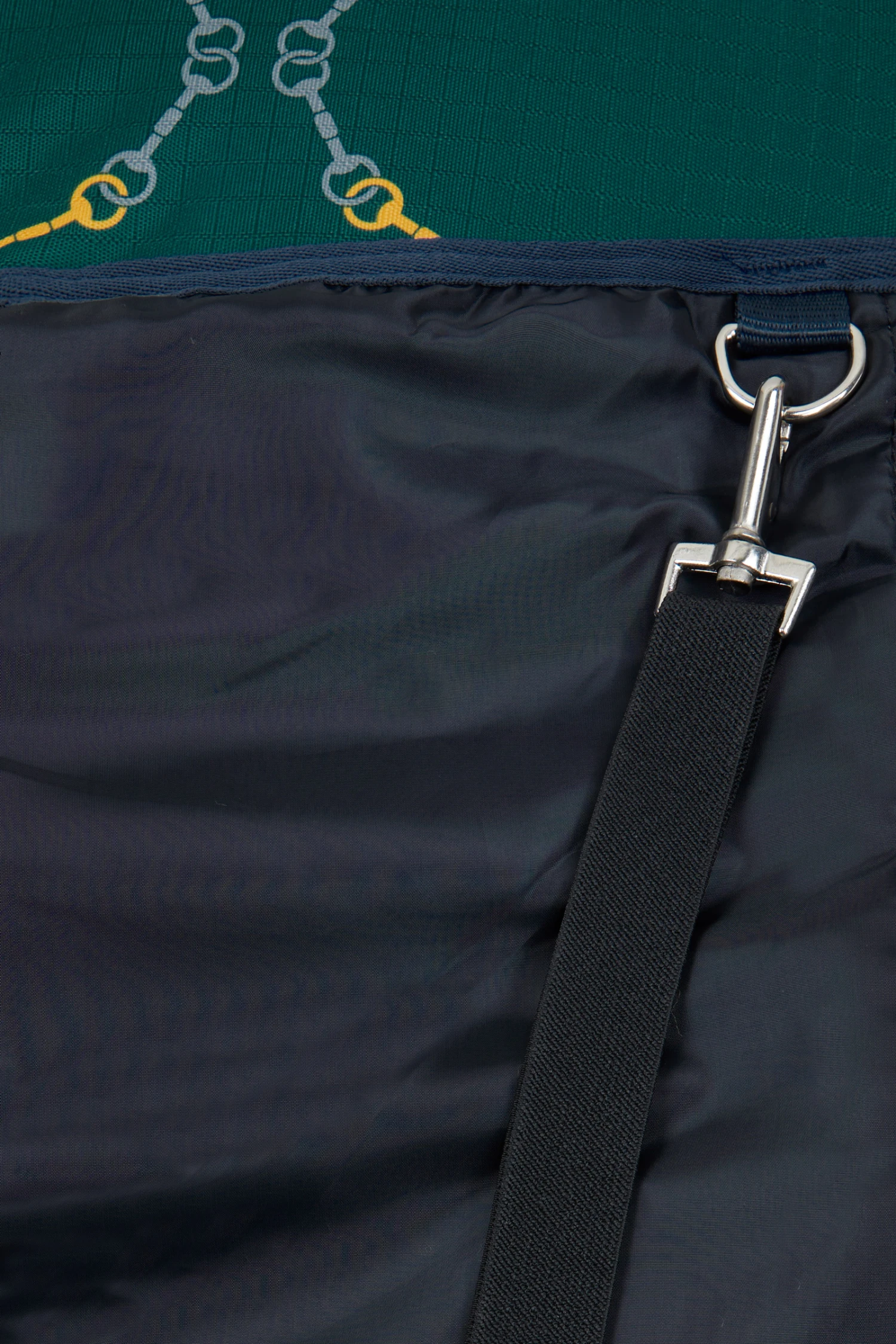 Horze Regendecke Mit Festem Halsteil Und Gebissprint, 200g – Bild 4