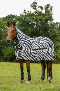 Bucas Sweet-itch Zebra Ekzemerdecke Mit Festem Halsteil