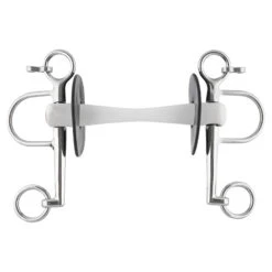 Sprenger Nathe Pelham 20mm Mit Flexibler Stange, Lange Backenstücke (unterer Ring 7cm)