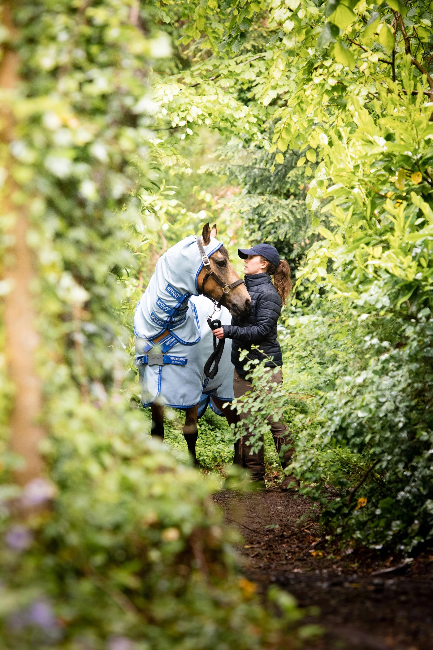 Horseware Amigo Hoody Pony Ekzemer Decke Mit Festem Halsteil – Bild 2