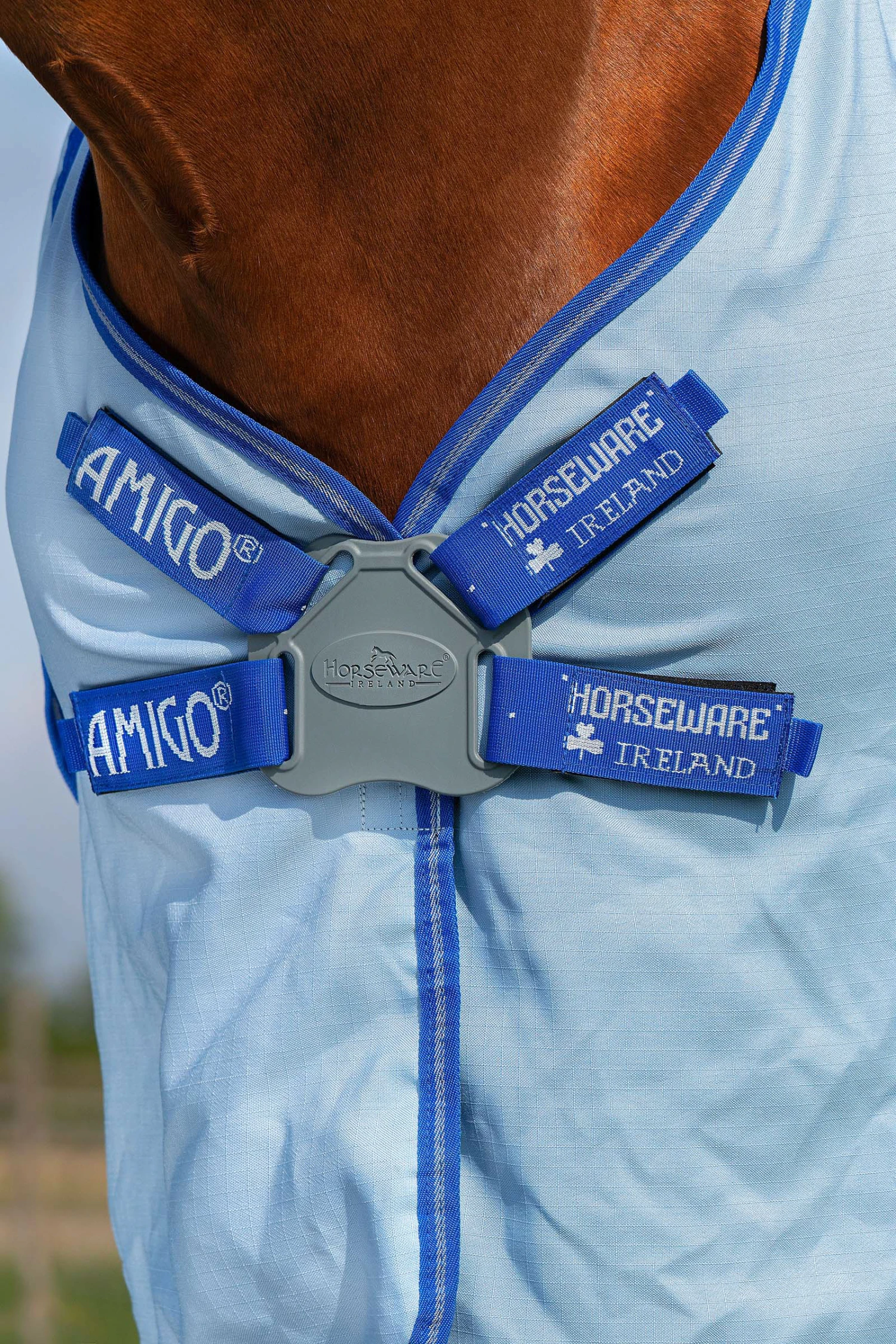 Horseware Amigo Hoody Exzemer Decke Mit Festem Halsteil – Bild 8