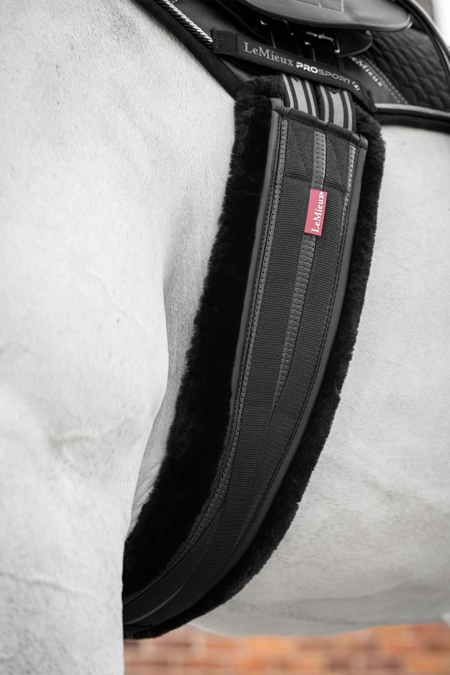 LeMieux Anatomischer Sattelgurt Mit Fleeceüberzug – Bild 7